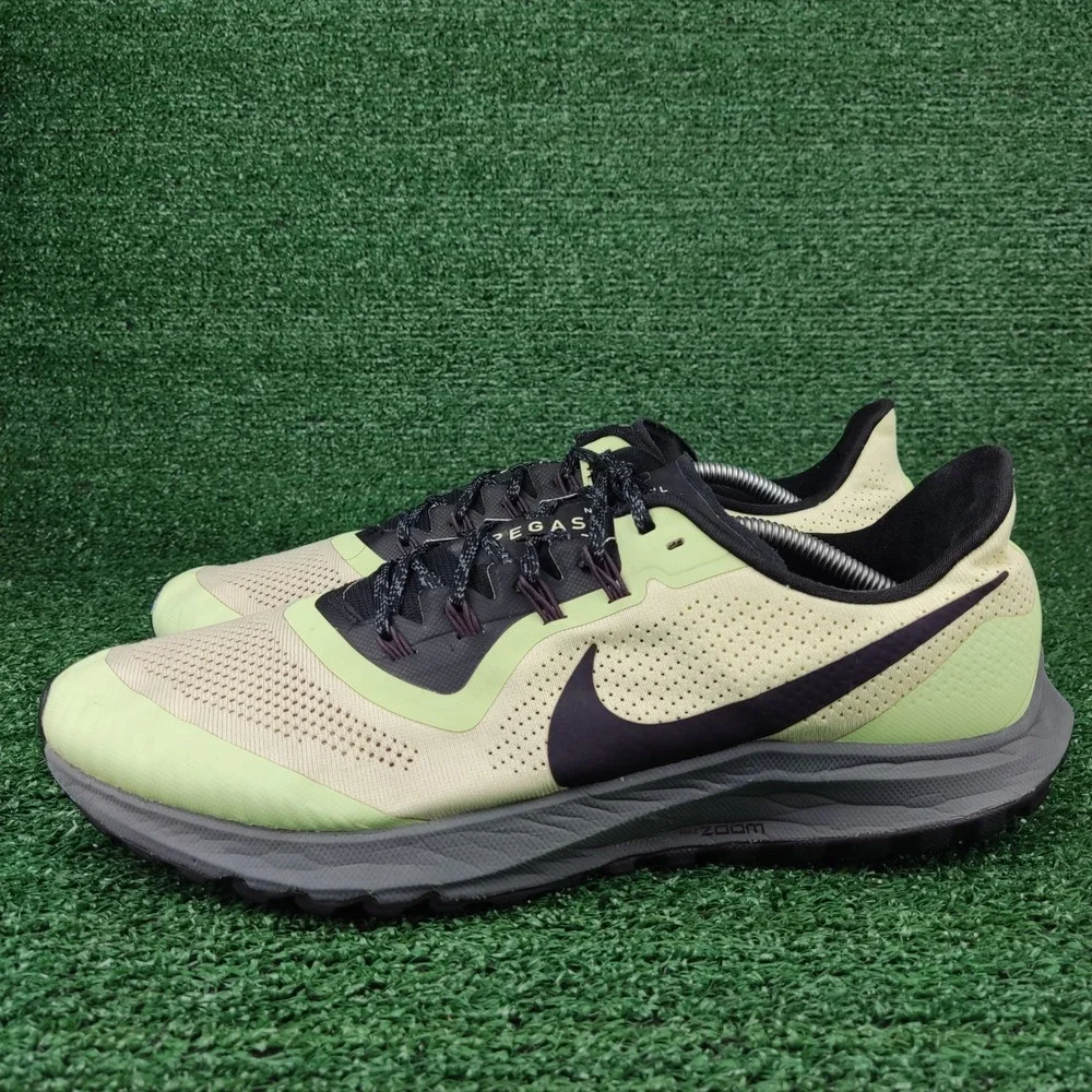 Nike Running Shoes Mens 13 Green‎ Pegasus 36 Trail AR5677-300 Low Top Sneakers